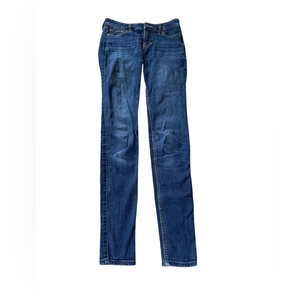Hollister Mid Rise Super Skinny Classic Stretch Jeans Size 0R